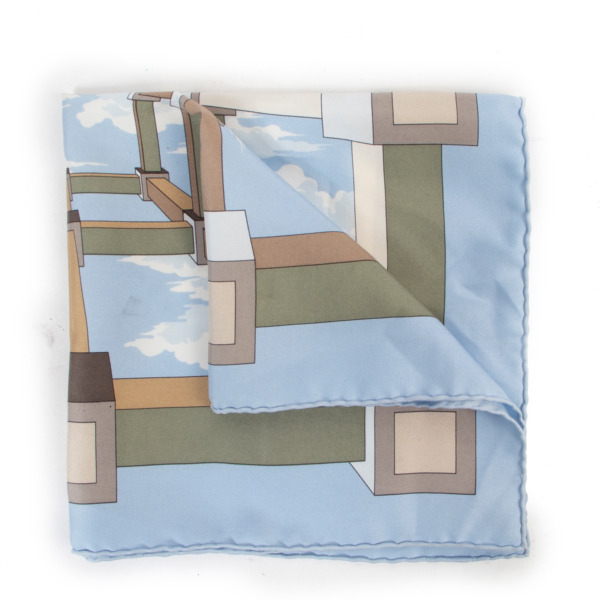 Hermès Vintage Silk Scarf Perspective By A.M. Cassandre Labellov Buy