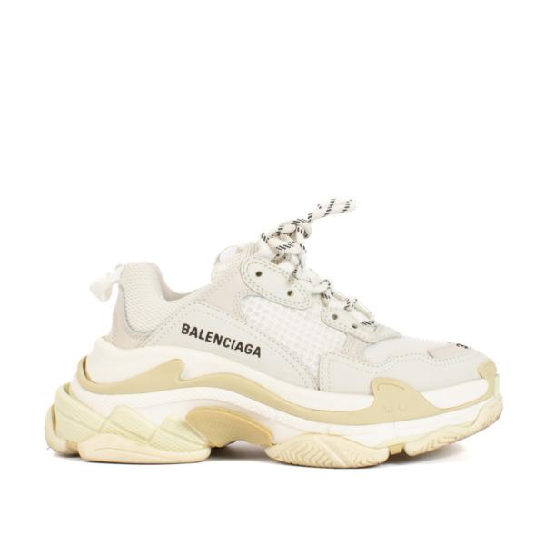 Balenciaga White Triple S Sneakers size 36 ○ Labellov ○ Buy