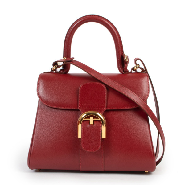 Delvaux Red Jumping PM Brillant Labellov Buy and Sell Authentic Luxury