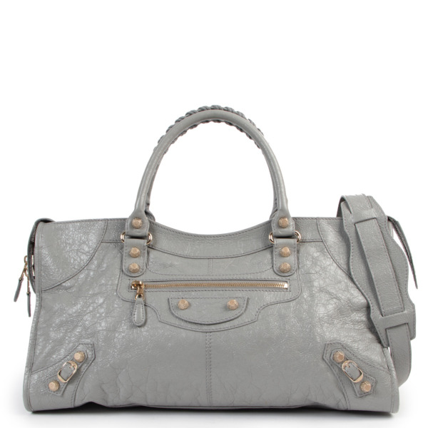 Balenciaga Gris Haussmannien Giant 12 Part-Time Bag Labellov Buy and ...