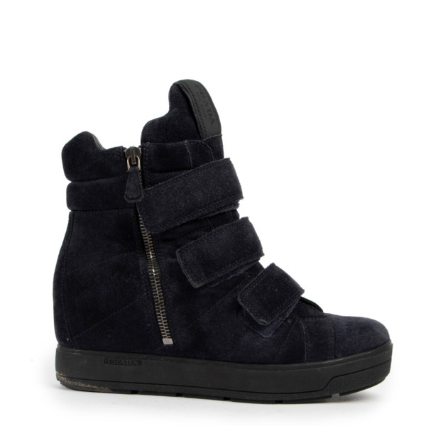Prada wedge sneakers top