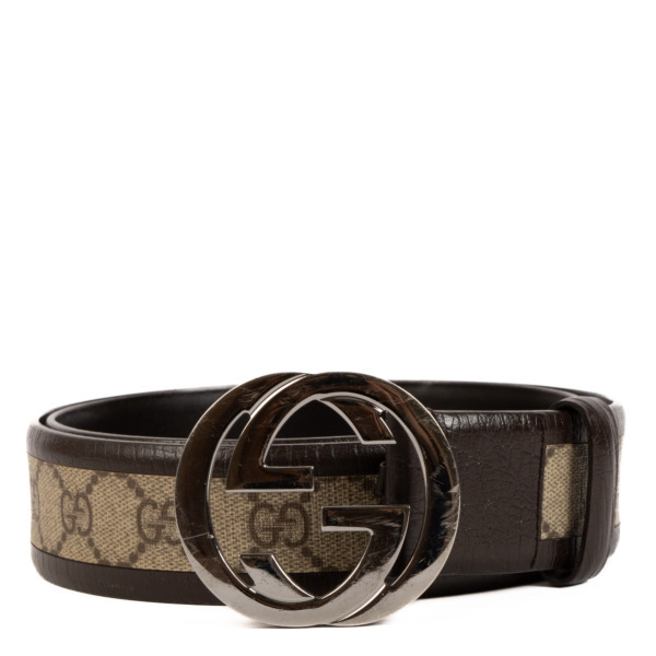 小物 FW1995 GUCCI LEATHER BELT GUCCI GG Milano black leather belt | TheDoubleF