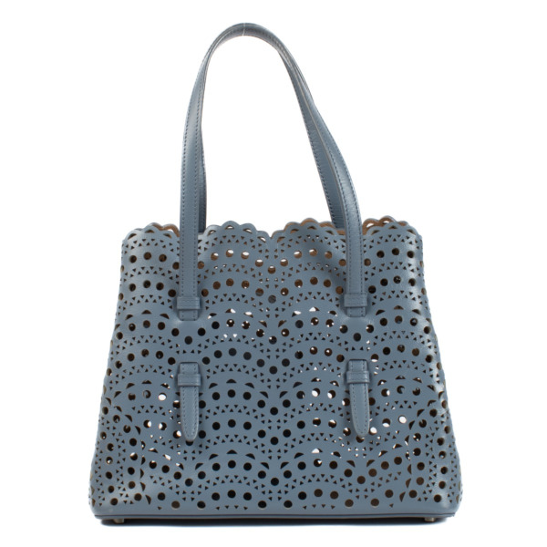 Alaïa Blue Mina 16 Bag ○ Labellov ○ Buy and Sell Authentic