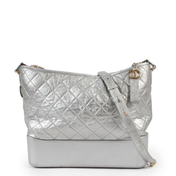 Chanel Silver Gabrielle Large Hobo bag Labellov Buy and Sell