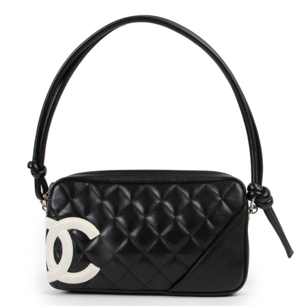 Chanel Black Quilted Leather Cambon Shoulder Bag Labellov Buy and Sell ...