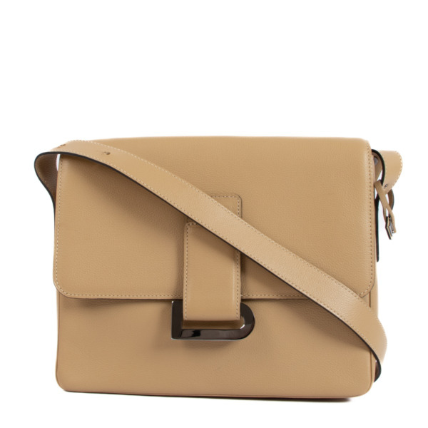 Delvaux Poirier Sand Jumping Crossbody Bag Labellov Buy and Sell ...