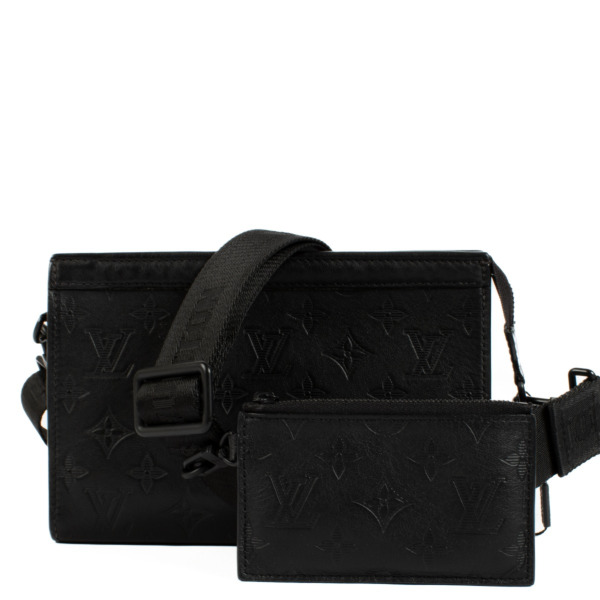 Louis Vuitton Black Gaston Wearable Wallet ○ Labellov