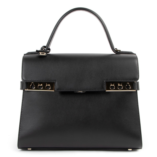 Delvaux Tempête MM Black Supple Calf Labellov Buy and Sell Authentic Luxury
