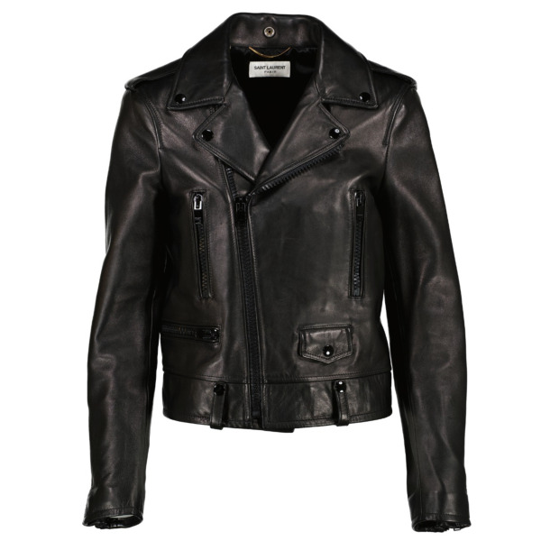 SAINT LAURENT PARIS ライダース 黒系 2137124O0138 33504-1.jpg