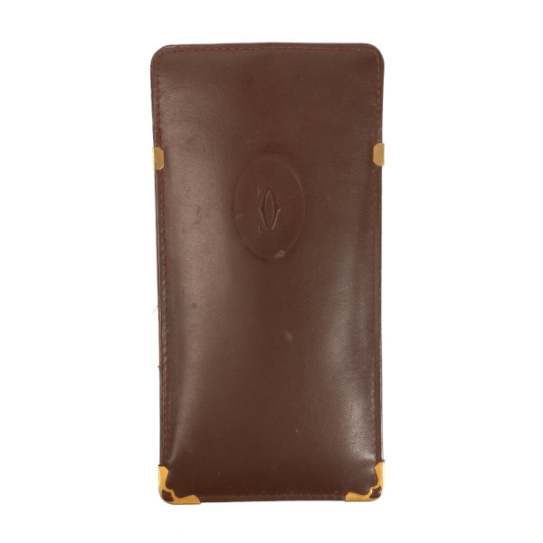 Cartier Burgundy Glasses Case ○ Labellov ○ Buy and Sell