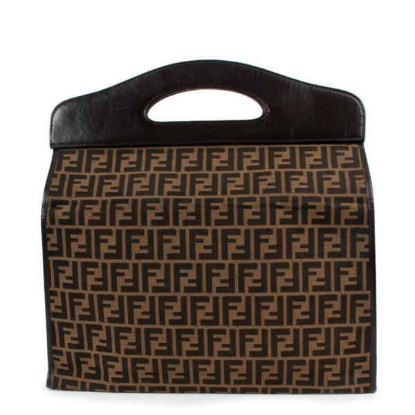 Fendi Vintage Zucca FF Two-way Tote Bag ○ Labellov ○ Buy and