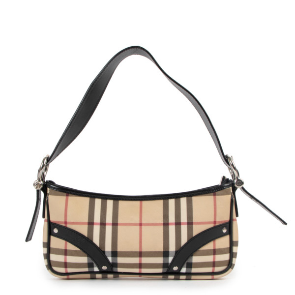 Burberry Vintage Small Nova Check Shoulder Bag Labellov Buy and Sell Authentic Luxury