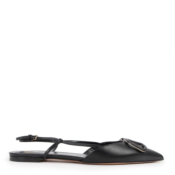 Valentino slingback flat store