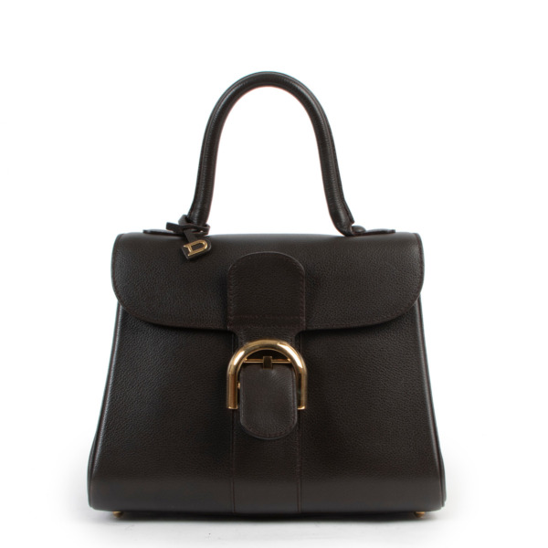 Delvaux Brillant PM Café Jumping Labellov Buy and Sell Authentic Luxury