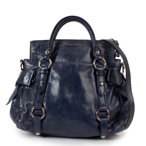 MiuMiu | 正規品/関税送料込み BEAU BAG SMALL Miu Miu Leather Beau Bag | Black | FARFETCH