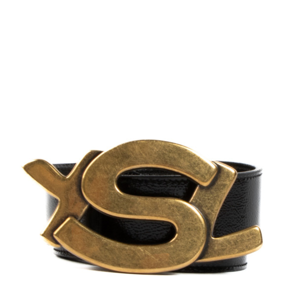 Ysl logo belt cheap