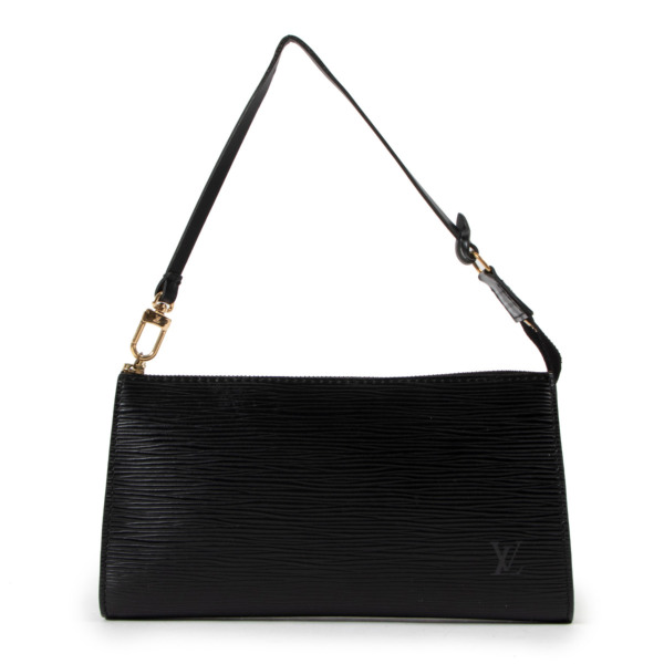 Louis vuitton pochette online epi black