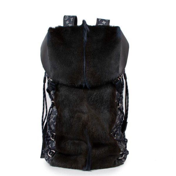 Louis Vuitton SS17 Hiking Backpack Fur Savane Monogram Labellov Buy and Sell Authentic Luxury