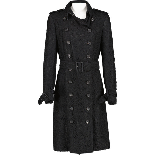 Burberry London Black Lace Trench Coat ○ Labellov ○ Buy