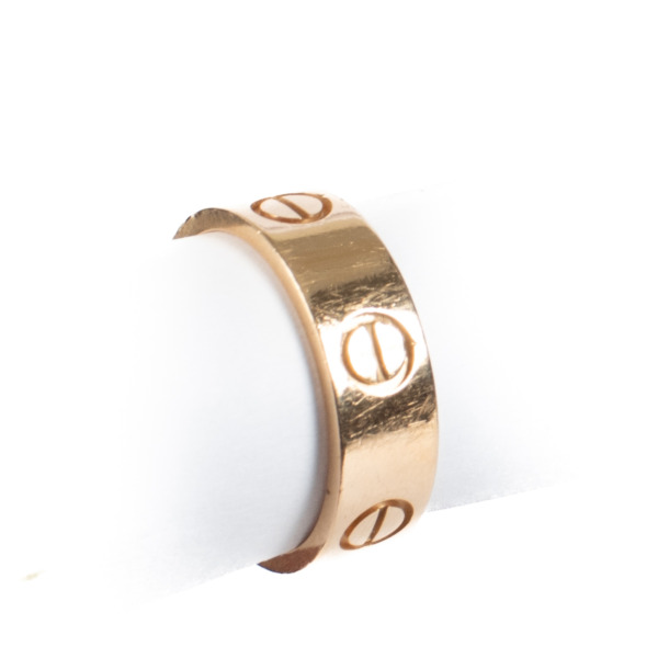 Cartier Love Ring 18K Rose Gold - Size 50 ○ Labellov ○ Buy and