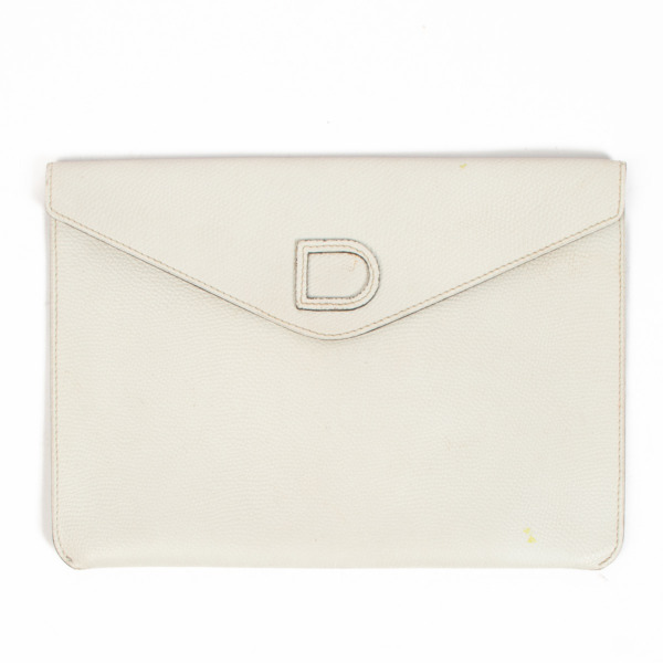 White leather envelope clutch cheap