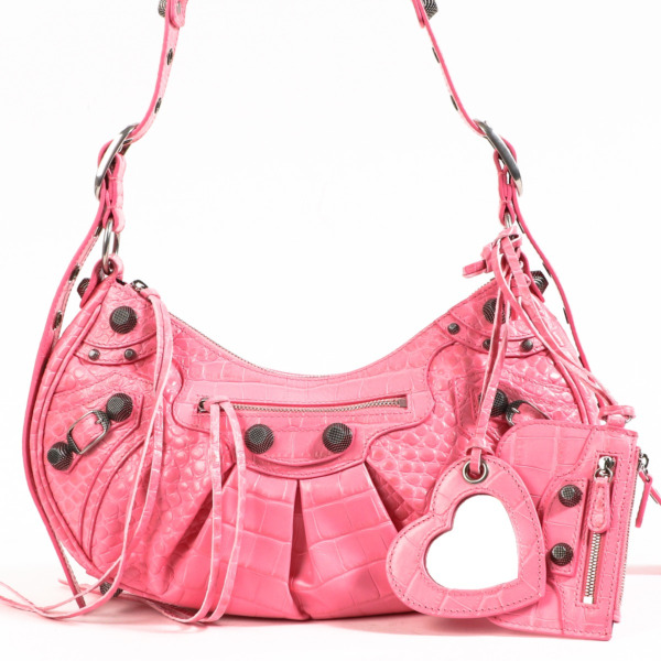 Pink shop balenciaga clutch