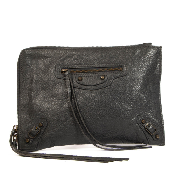 Balenciaga zip sale pouch
