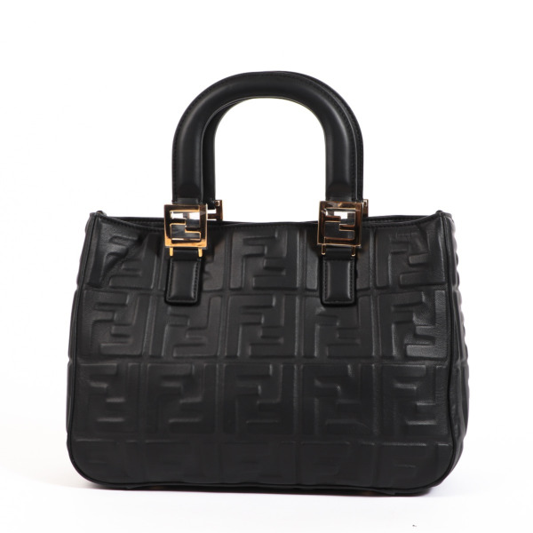 Fendi Black FF Small Tote Bag ○ Labellov ○ Buy and Sell