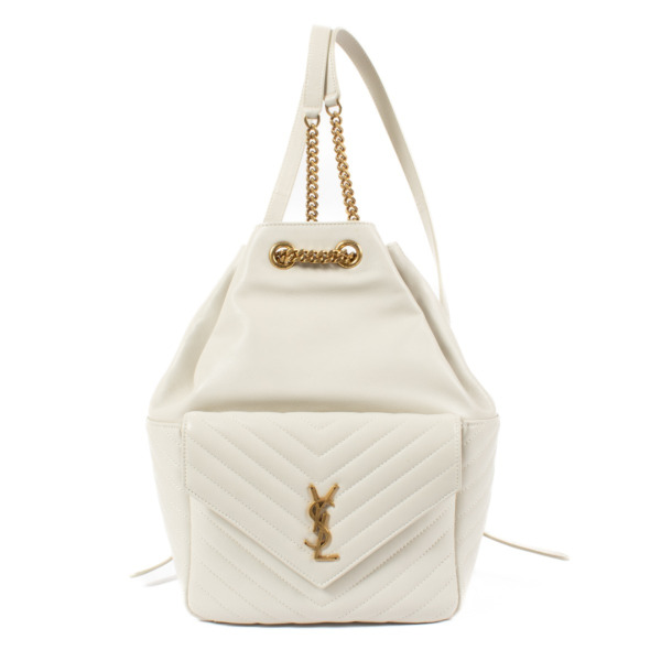 【SAINT LAURENT】Joe キルティングレザー バックパック SAINT LAURENT Joe quilted leather backpack