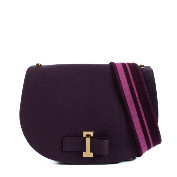 Delvaux Le Mutin MM Prune Crispy Calf ○ Labellov ○ Buy and