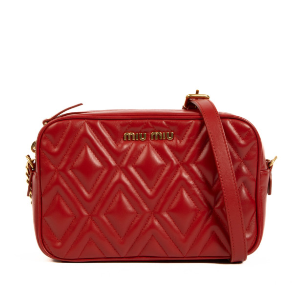 Miu Miu Red Crossbody Camera Bag Labellov Buy and Sell Authentic Luxury