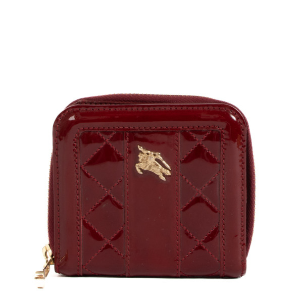 BURBERRY★素敵！PORTER RED LOGO EMBOSSED LEATHER FLAP WALLET s-l1200.png