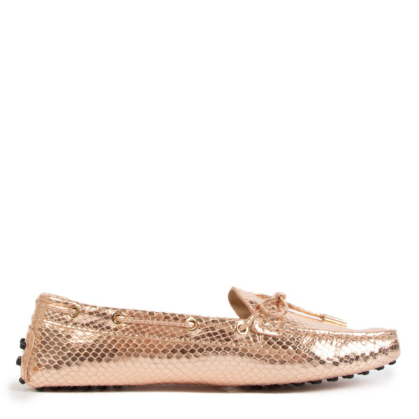 セール★Tod's GOMMINI DOPFIA Woman BROWN Gommino Driving Shoes in Raffia and Leather