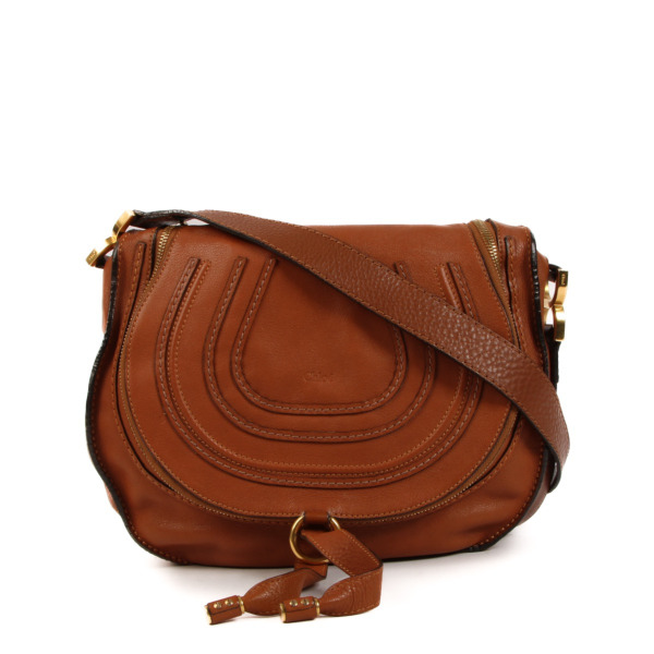 【関税＆送料込み】ChloAC 'Marcie' Crossbody Bag ll11321_chloe_grey_leather_sho