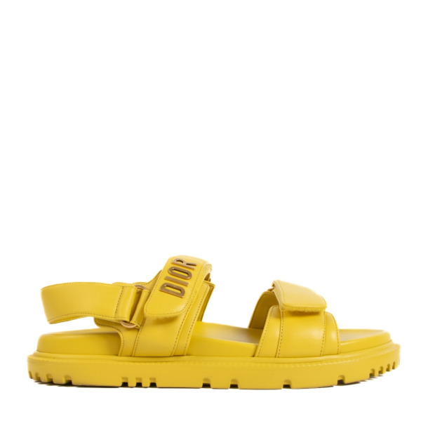 Dior デニムイエロー ミュール 36 ll09481_dior_yellow_sandals-2.jpg