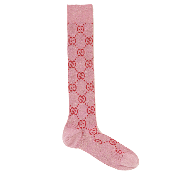 いいネット通販 - 全国送料無料でお届けします Pink Gucci Knee Sell and Buy ○ Labellov ○ M size - Socks パンツ