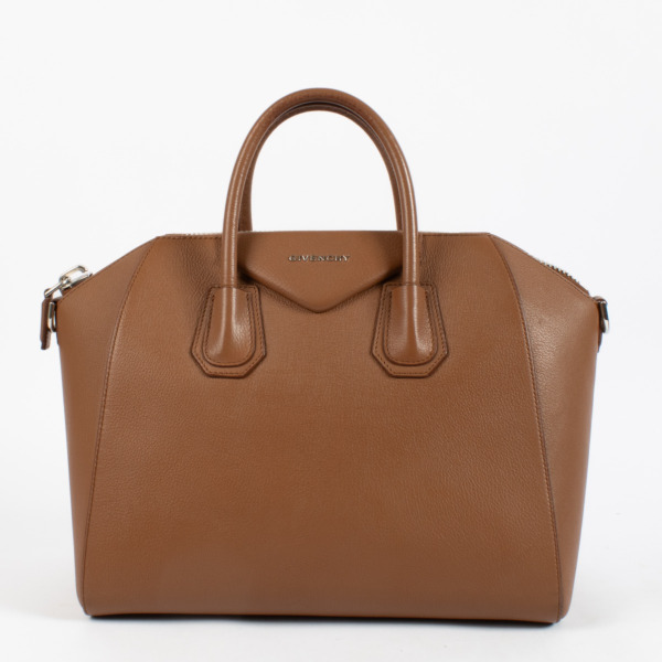 Givenchy Brown Antigona Medium Bag ○ Labellov ○ Buy and Sell