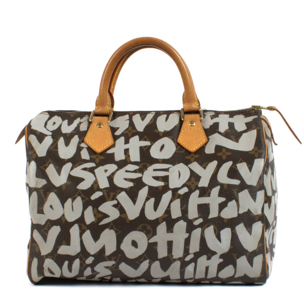 Louis Vuitton Stephen Sprouse White Monogram Graffiti Speedy