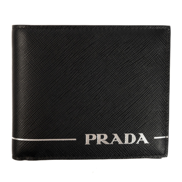 Prada Black Bifold Saffiano Wallet ○ Labellov ○ Buy and