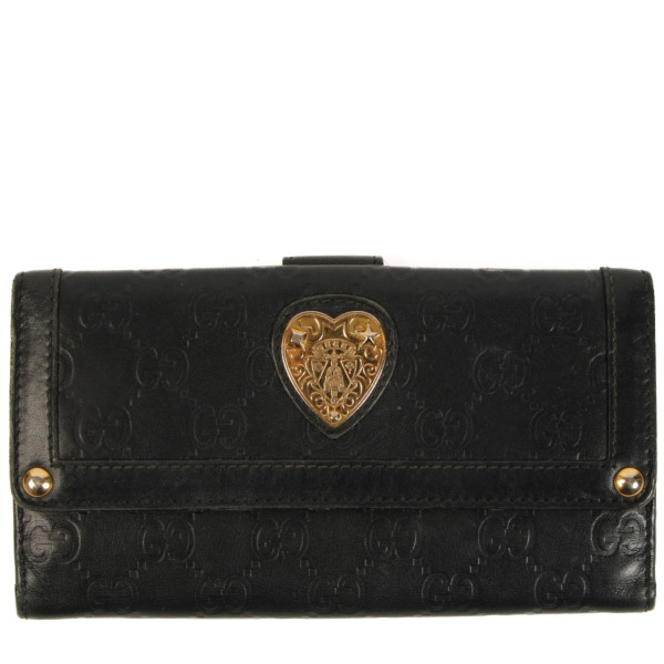 イタリアミラノ★DELL'EST★Hook Long Wallet Gotica Hook Long Wallet Gotica Black - DLW0101WDF