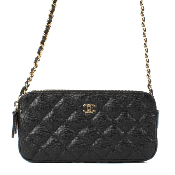 CHANEL ブラックレザー ウェッジヒール 8189bb0ccdffefd5a1474f737a5546