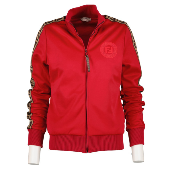 Fendi Roma Mesh Hood Jacket Red | eBay