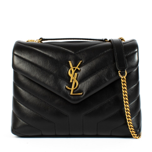 Ysl small loulou black and gold clearance