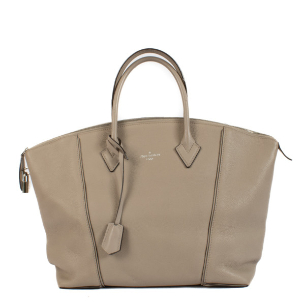 超大特価 Veau Galet Vuitton Louis Cashemire Handle Top MM Lockit Soft ネックレス