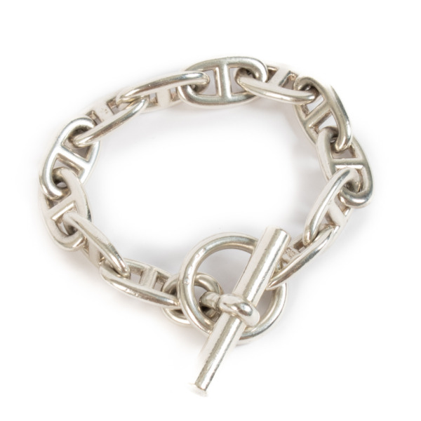 Hermès Silver Chaine d'Ancre Bracelet ○ Labellov ○ Buy and