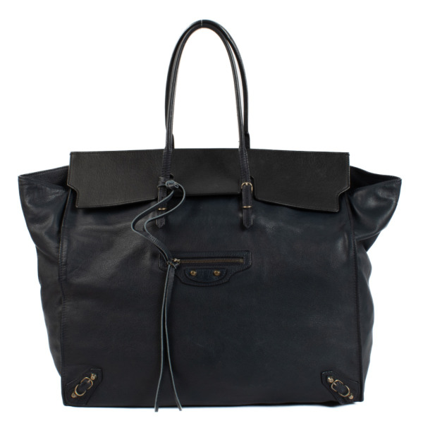 Balenciaga Blue Papier A4 Tote Bag Labellov Buy and Sell Authentic Luxury