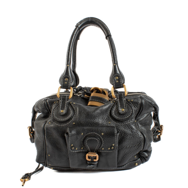 【2024春夏新作】 ll13508_chloe_black_leather_sh バッグ
