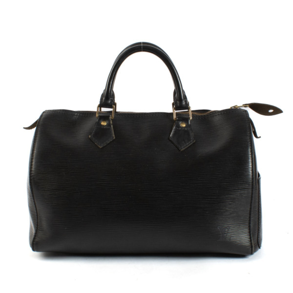 Louis Vuitton Black Epi Leather Speedy 30 ○ Labellov ○ Buy