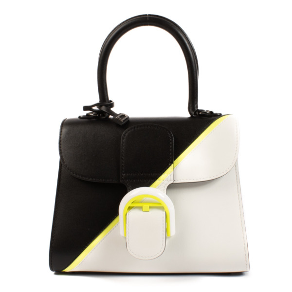 ♪Delvaux♪ Brillant Mini ハンドバッグ Box Calf Delvaux 'BRILLANT MINI' Ivory White SMOOTH BOX CALF LEATHER