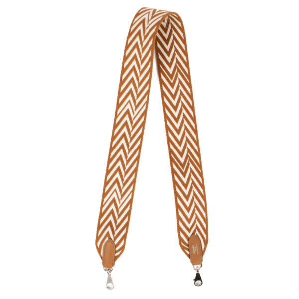 Hermès Gold Sangle ZigZag 50 mm Bag Strap ○ Labellov ○ Buy
